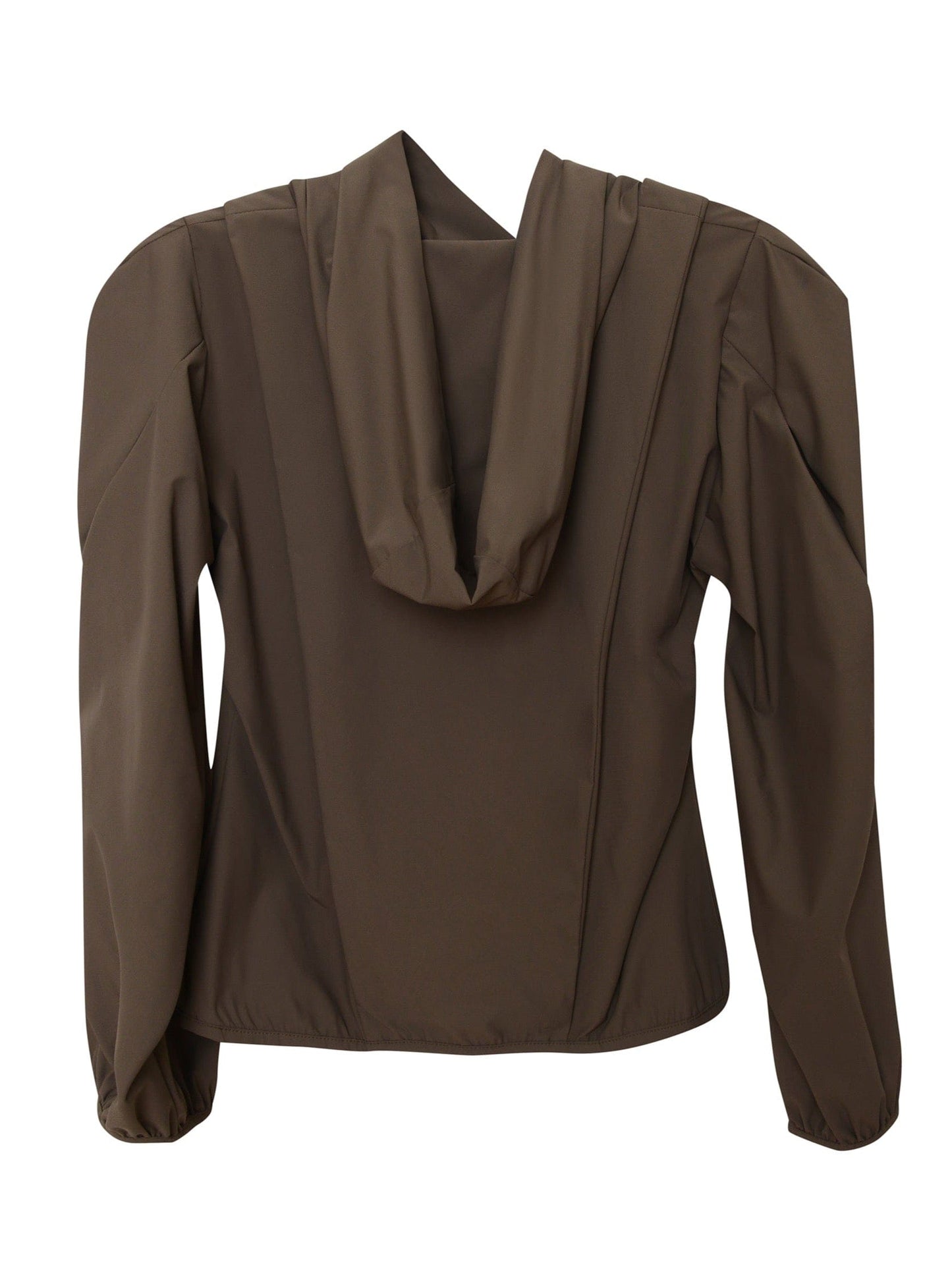 Hoodie top brown-Izzy Du-APOC STORE