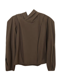 Hoodie top brown-Izzy Du-APOC STORE