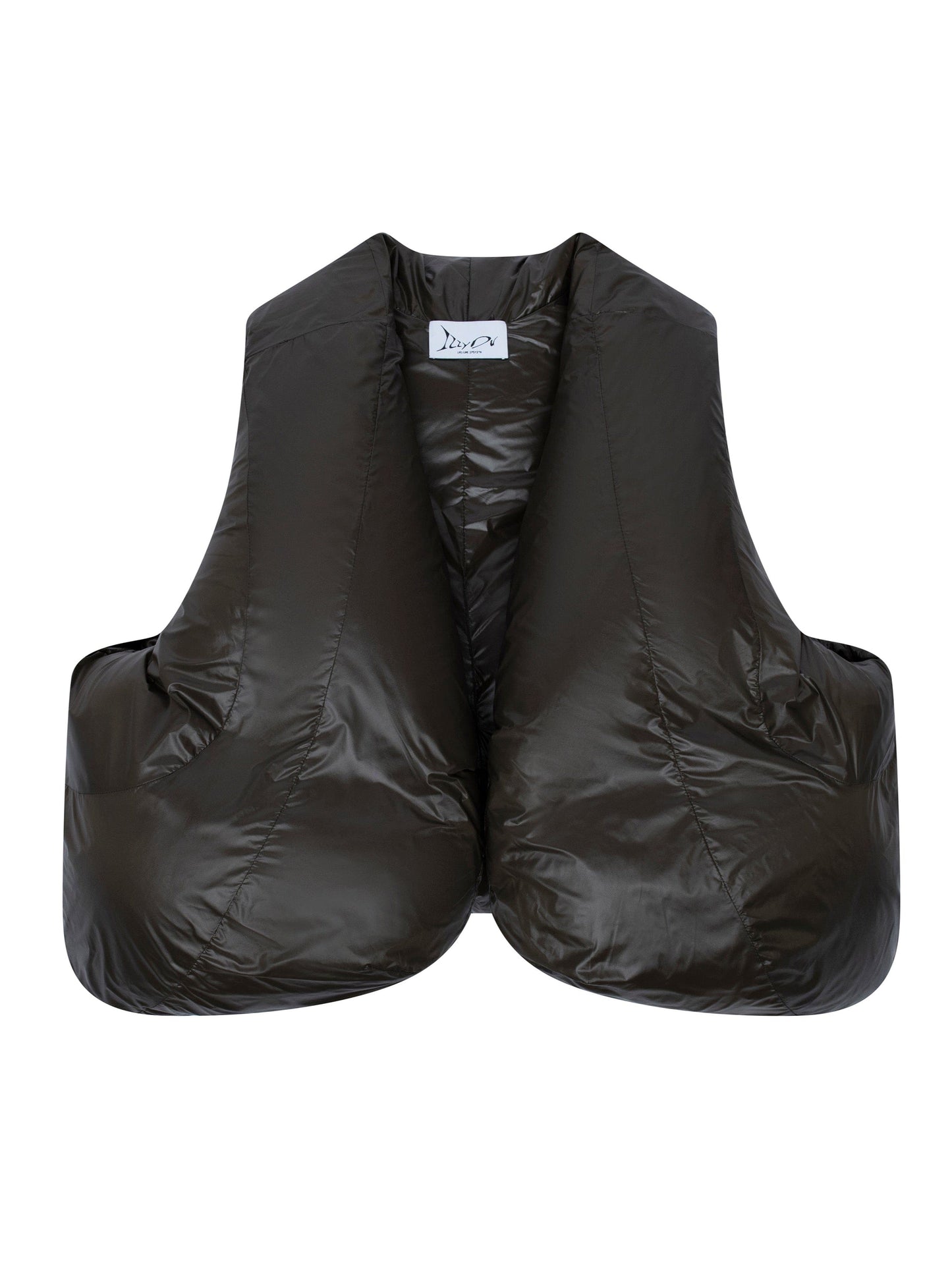 HALO Puffer vest green-Izzy Du-APOC STORE