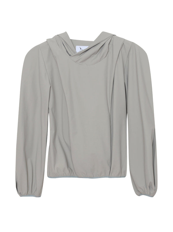 Hoodie top Grey-Izzy Du-APOC STORE