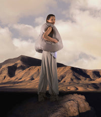 HALO Puffer vest beige-Izzy Du-APOC STORE