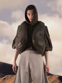 HALO Puffer vest green-Izzy Du-APOC STORE