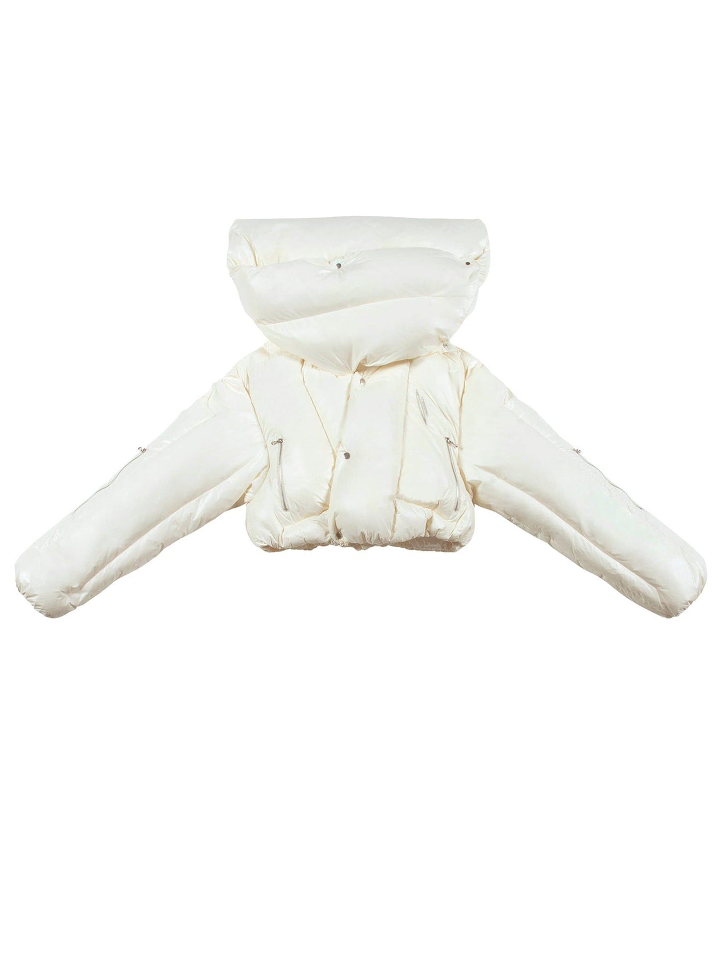 HYDRA SHORT PUFFER - CREAM-Izzy Du-APOC STORE