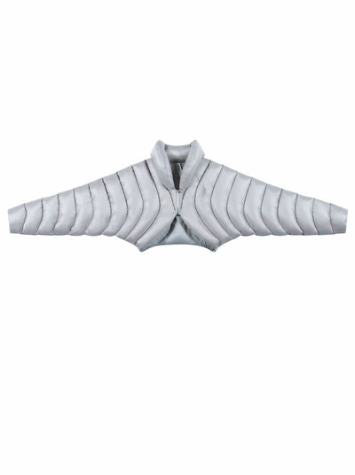 ION CROP PUFFER - BEIGE-Izzy Du-APOC STORE