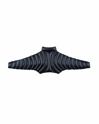 ION CROP PUFFER - BLACK-Izzy Du-APOC STORE