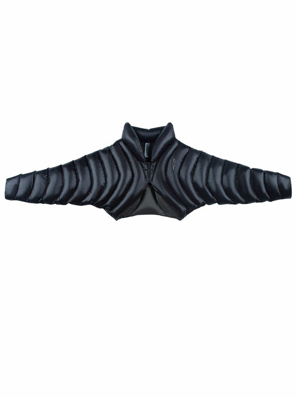 ION CROP PUFFER - BLACK-Izzy Du-APOC STORE