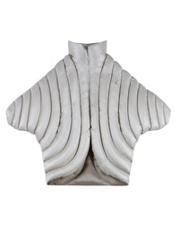 ION LONG PUFFER - BEIGE/GREY-Izzy Du-APOC STORE