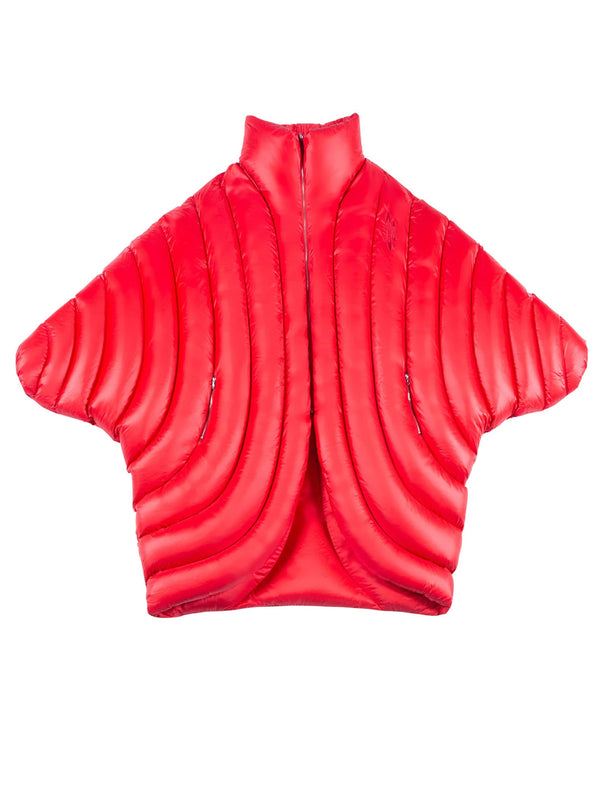 ION LONG PUFFER - RED-Izzy Du-APOC STORE