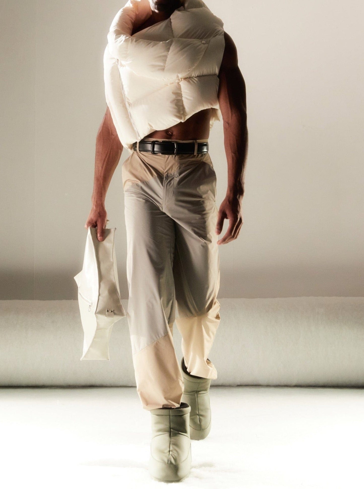 Better Fishing Pants Beige Grey-Izzy Du-APOC STORE