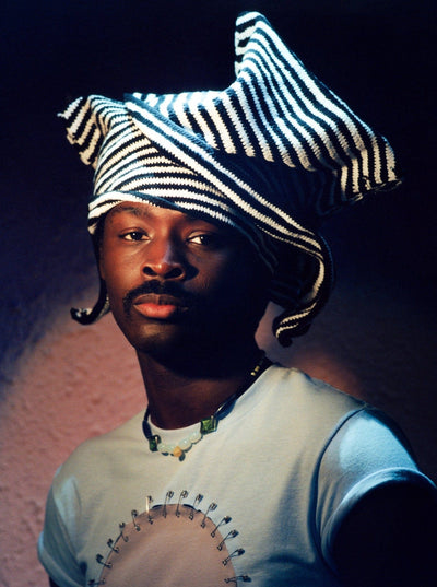 Winged Crochet Hood Hat-Jawara Alleyne-APOC STORE