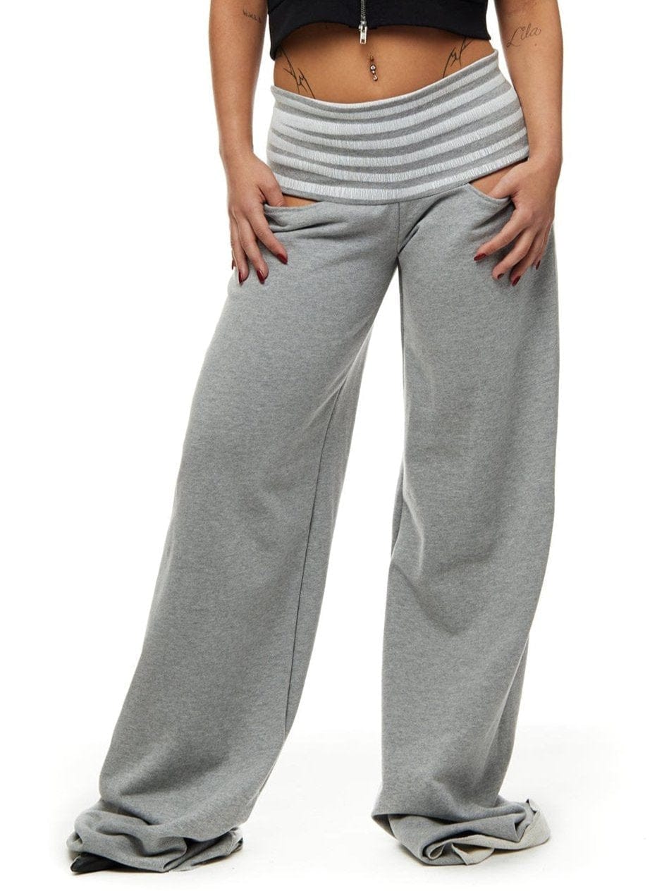 Circus Pant - Grey/White-Karlaidlaw-APOC STORE