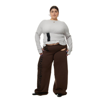 Wrapped Top - Grey-Karlaidlaw-APOC STORE