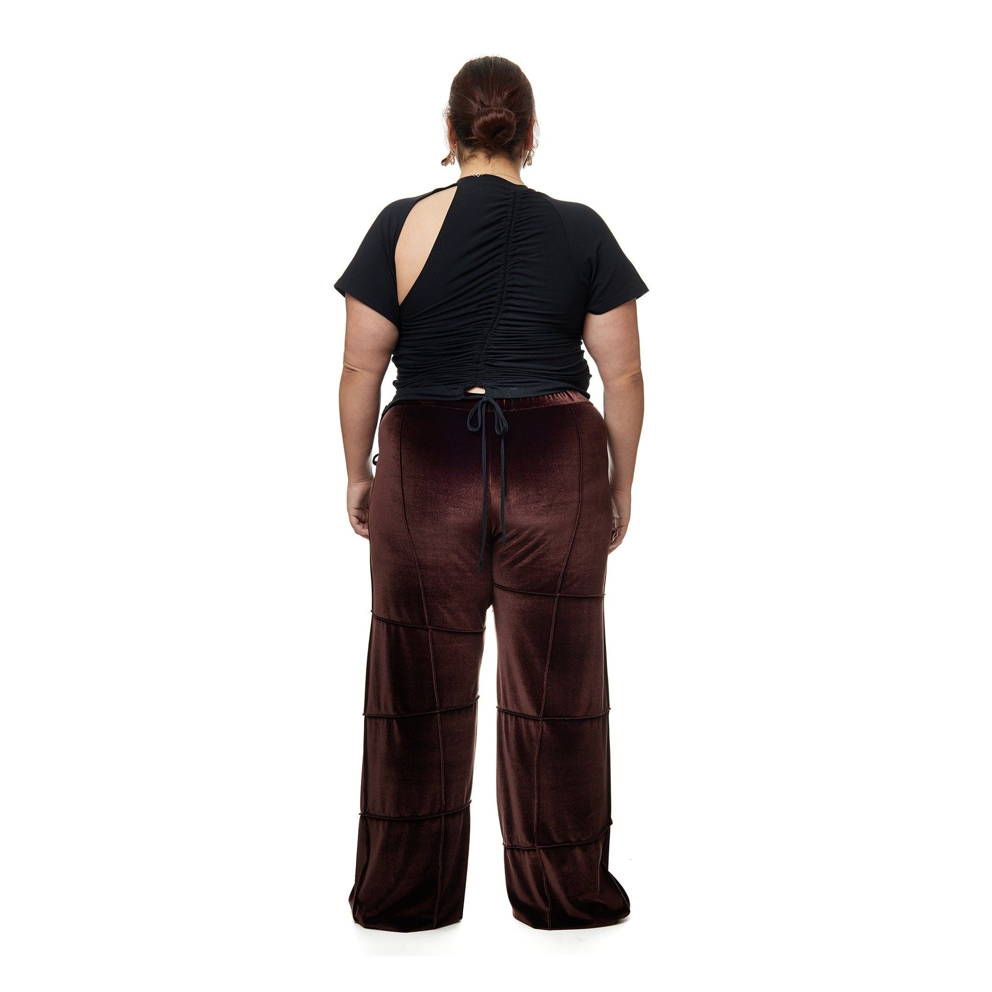 Spider Pant - Brown (Straight)-Karlaidlaw-APOC STORE