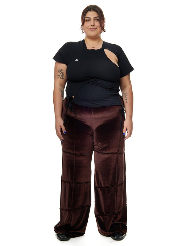 Spider Pant - Brown (Straight)-Karlaidlaw-APOC STORE