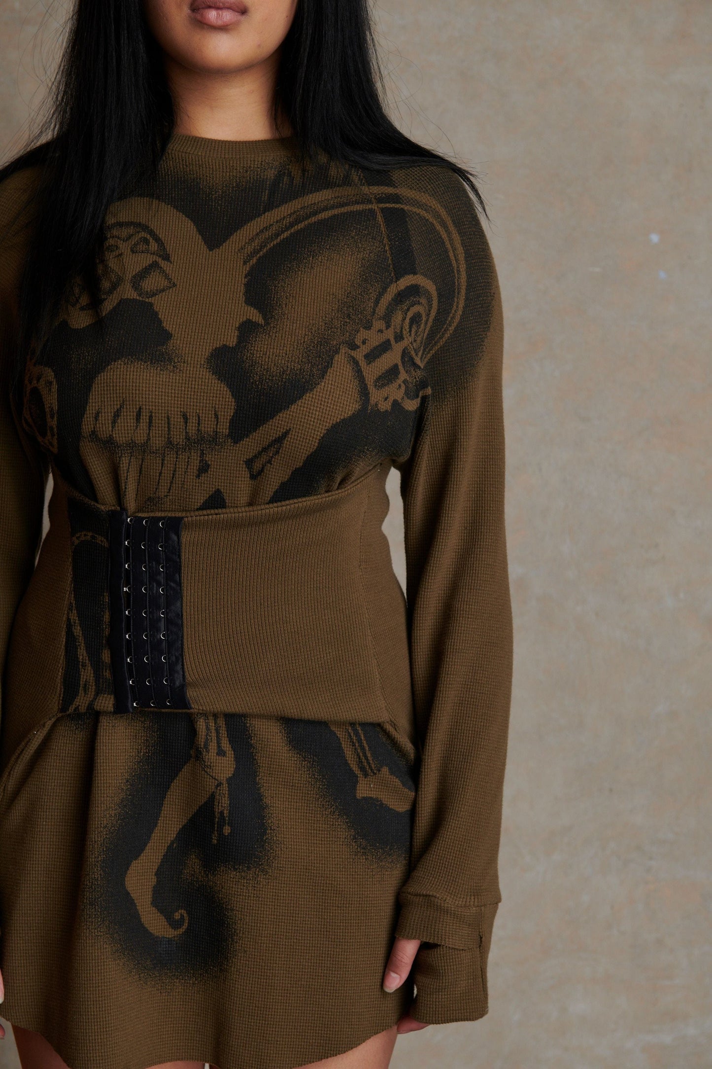 Jester Dress - Khaki-Karlaidlaw-APOC STORE