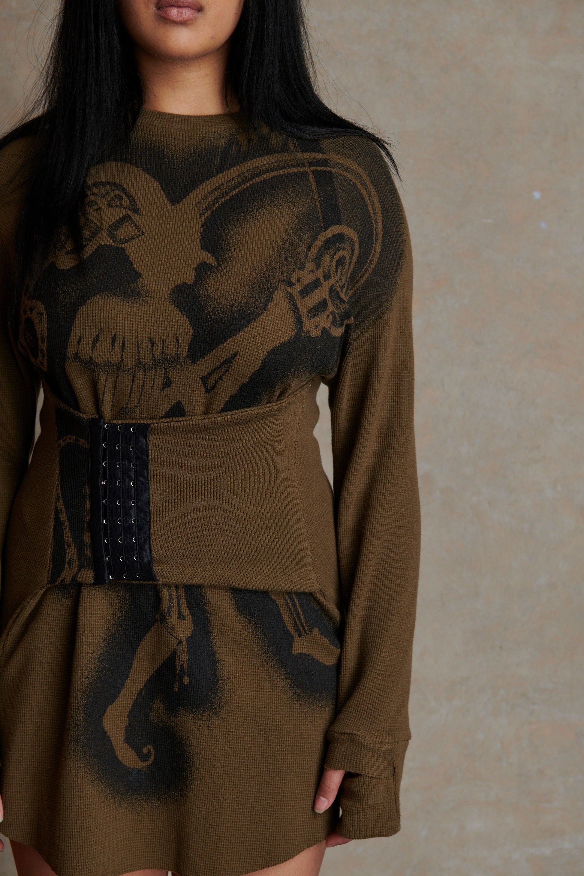 Jester Dress - Khaki-Karlaidlaw-APOC STORE