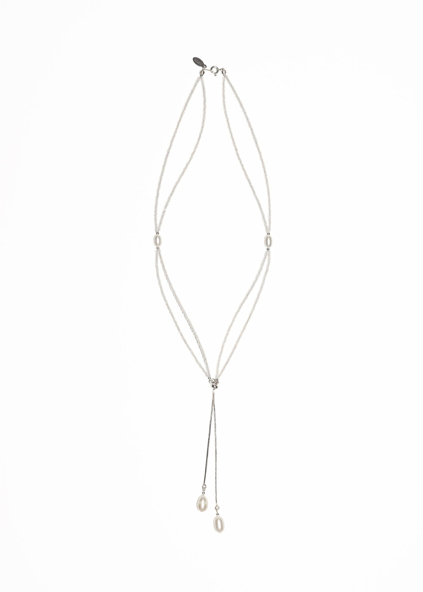 Pearl tassel necklace 06-Jaekim-APOC STORE