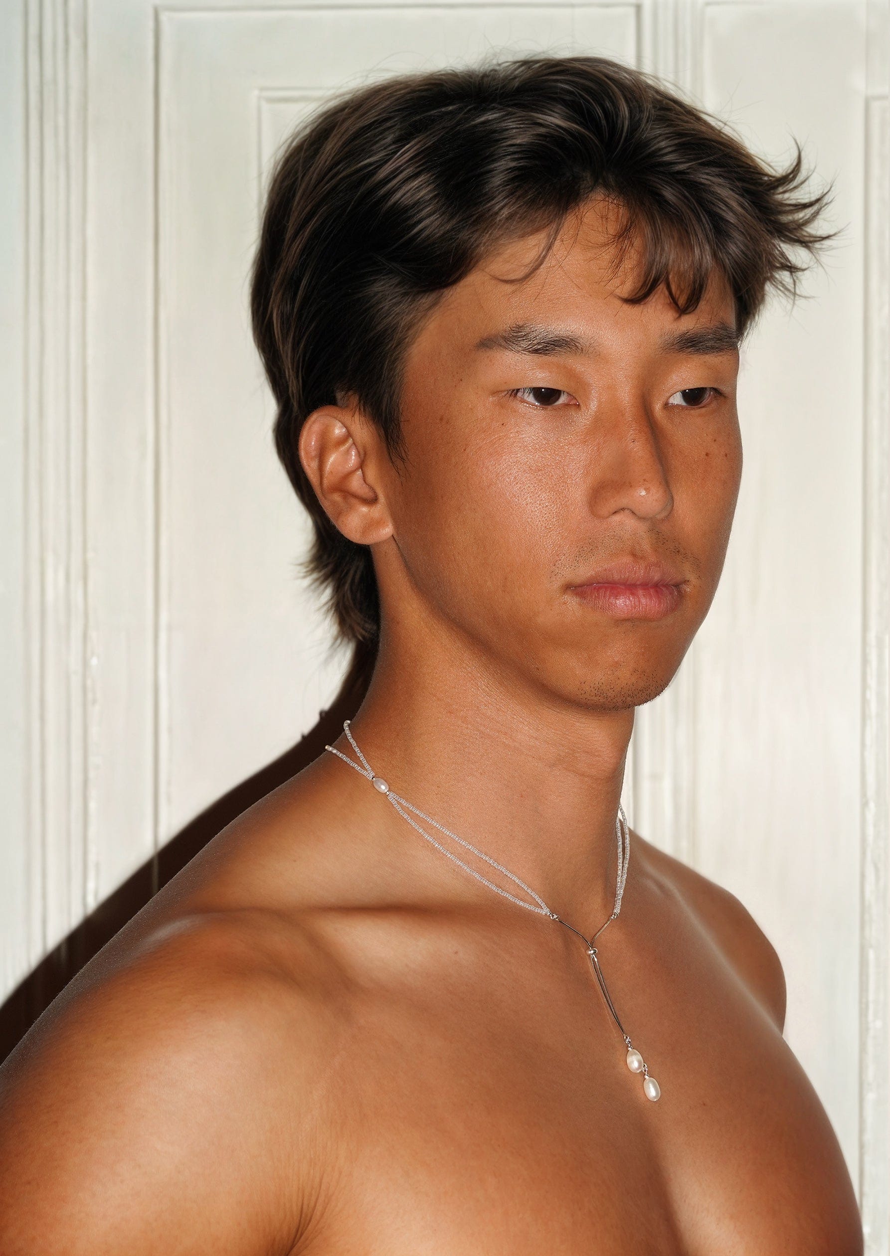 Pearl tassel necklace 06-Jaekim-APOC STORE