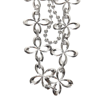 surgery clover logo full chain 'silver'-Surgery-APOC STORE