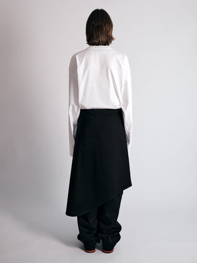 009PAKU SKIRT BLACK-Kei Kawai-APOC STORE