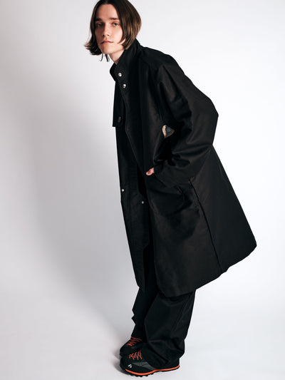 003/3dimension Coat Black-Kei Kawai-APOC STORE