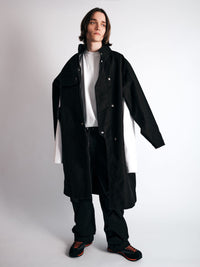 003/3dimension Coat Black-Kei Kawai-APOC STORE
