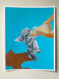 Kitten With His Baba-NALANI TRAN-APOC STORE