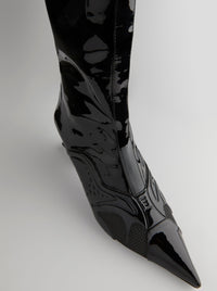 Black Lamia Boots-Invasive Modification-APOC STORE