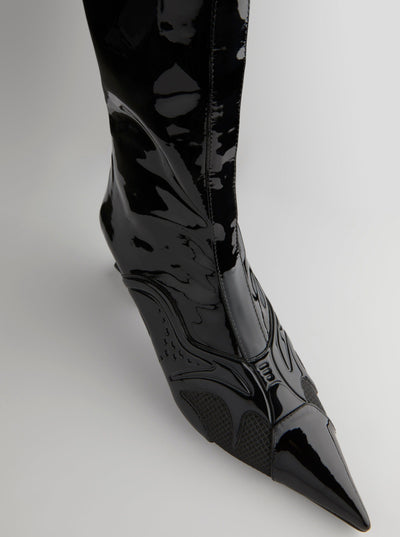 Black Lamia Boots-Invasive Modification-APOC STORE