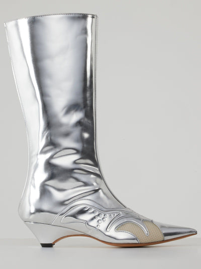 Silver Lamia Boots-Invasive Modification-APOC STORE