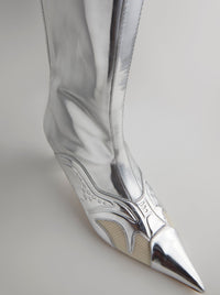 Silver Lamia Boots-Invasive Modification-APOC STORE