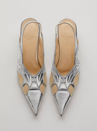 Silver Lamia Pumps-Invasive Modification-APOC STORE