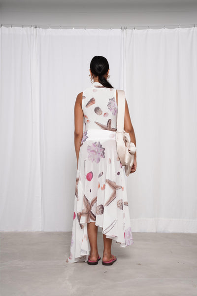 Seastar Printed Long Skirt-Constanca Entrudo-APOC STORE