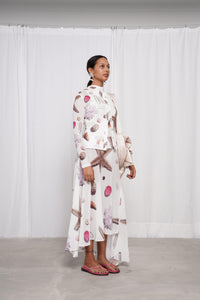 Seastar Printed Long Skirt-Constanca Entrudo-APOC STORE