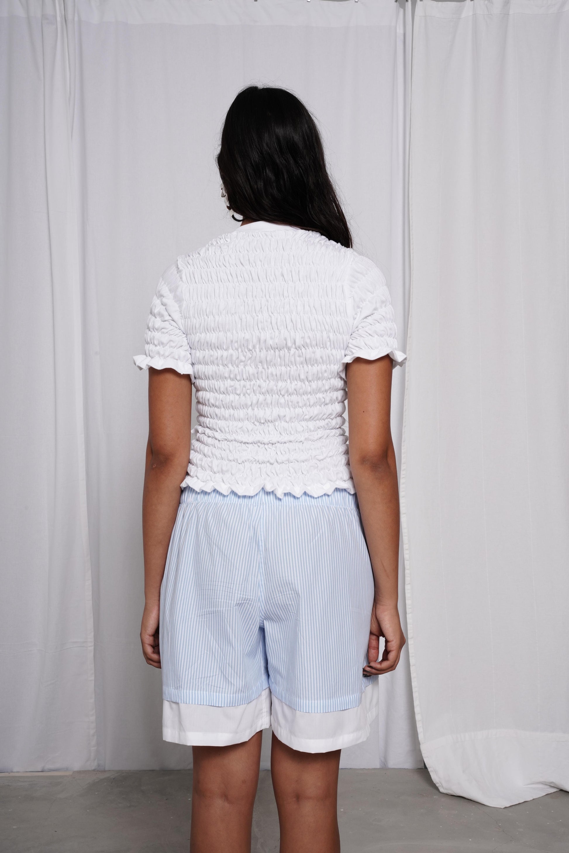 Unwoven Deconstructed T-shirt White-Constanca Entrudo-APOC STORE