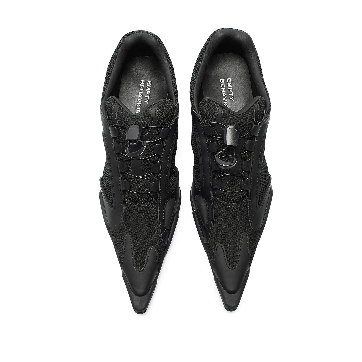 Chimera High Heel Sneaker Black-EMPTY BEHAVIOR-APOC STORE