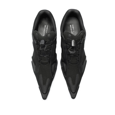 Chimera High Heel Sneaker Black-EMPTY BEHAVIOR-APOC STORE