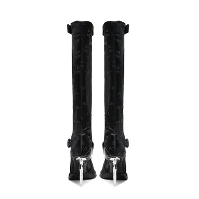 Swan Long Boot black-EMPTY BEHAVIOR-APOC STORE