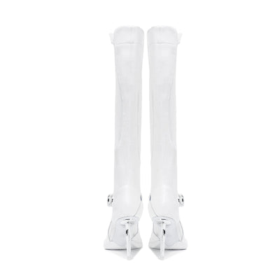Swan Long Boot white-EMPTY BEHAVIOR-APOC STORE
