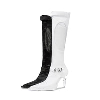 Swan Long Boot black-EMPTY BEHAVIOR-APOC STORE