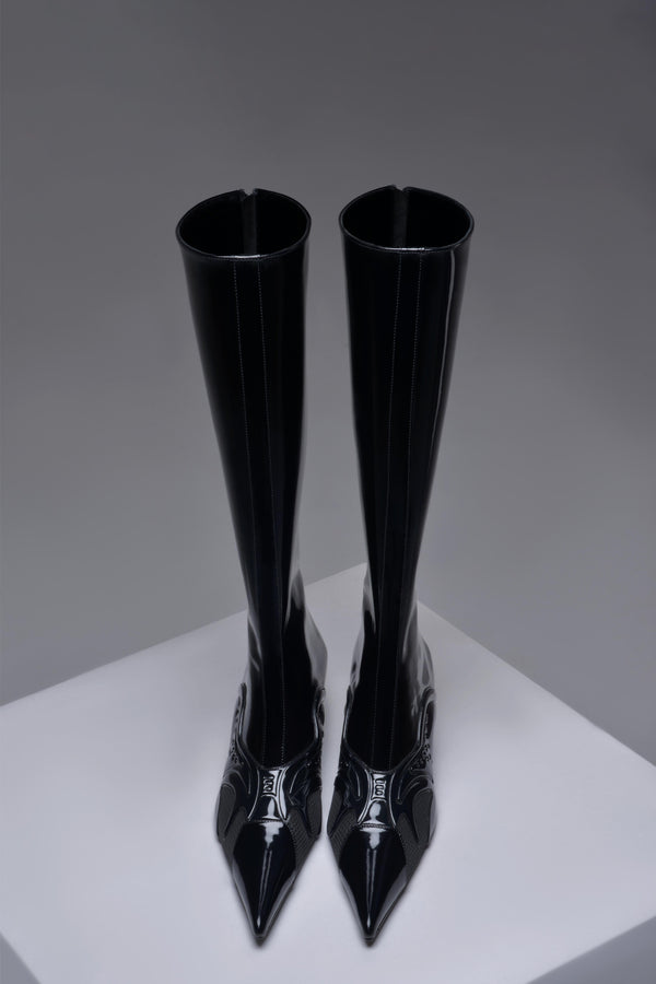 Black Lamia Boots-Invasive Modification-APOC STORE