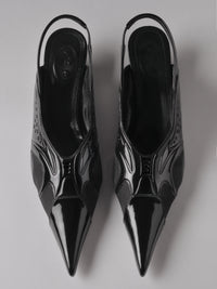 Black Lamia Pumps-Invasive Modification-APOC STORE