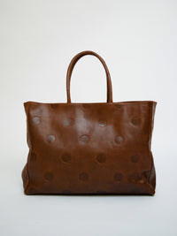 Large Maria Bag Brown Leather-EYLAND-APOC STORE