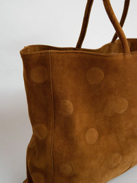 Large Maria Bag Suede Tan-EYLAND-APOC STORE