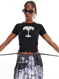 Prawn Cocktail Baby Tee-Leeann Huang-APOC STORE