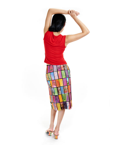 Blinking Eye Red Lenticular Tank-Leeann Huang-APOC STORE