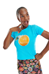Orange Blossom Baby Tee-Leeann Huang-APOC STORE