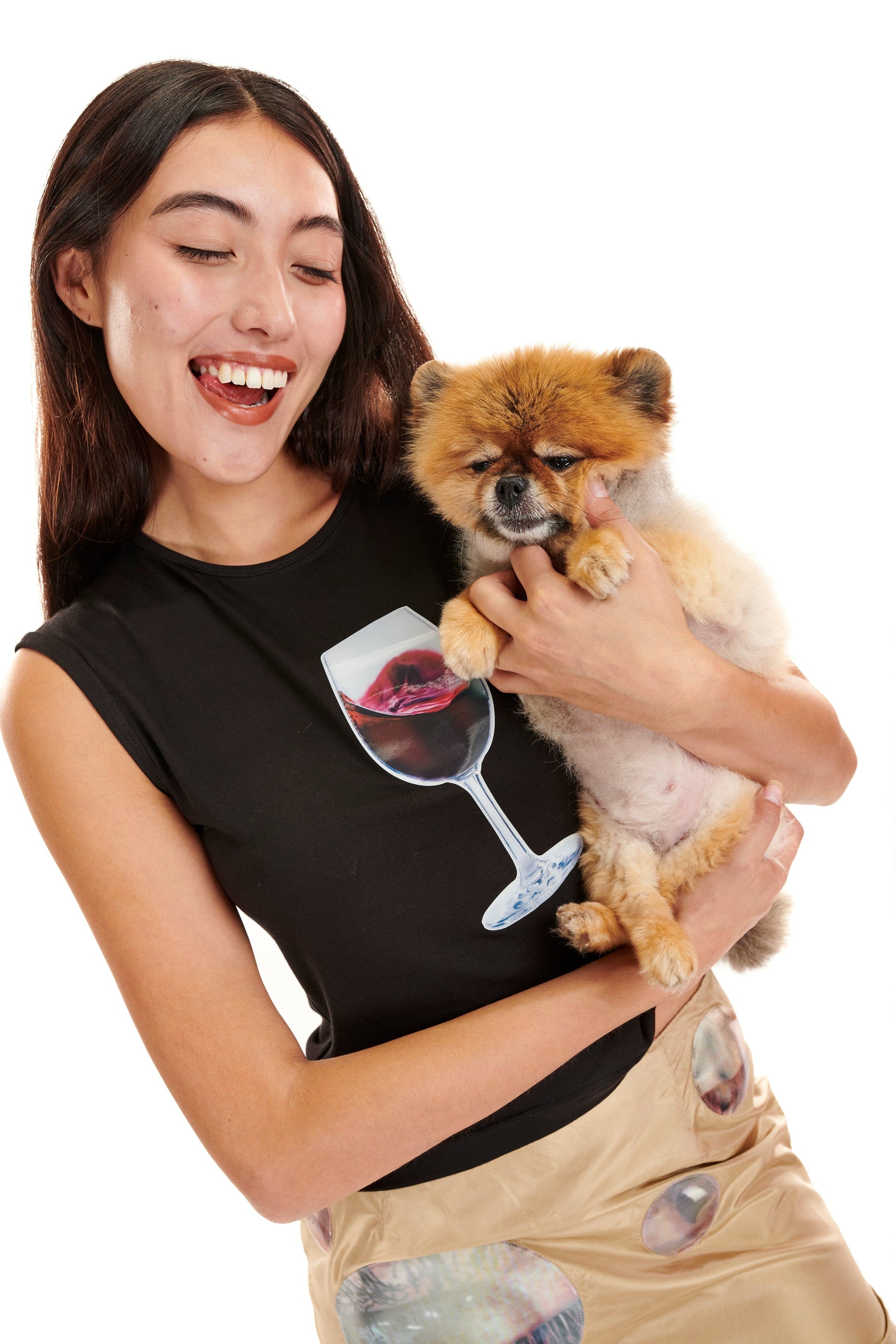 Red Wine Lenticular Tank-Leeann Huang-APOC STORE