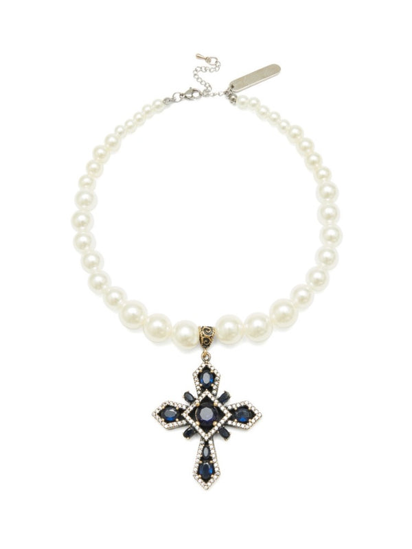 Little Prayer Choker - Blue-1CONCEPT-APOC STORE