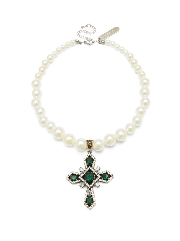 Little Prayer Choker - Green-1CONCEPT-APOC STORE